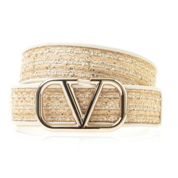 V-logo Tweed Belt