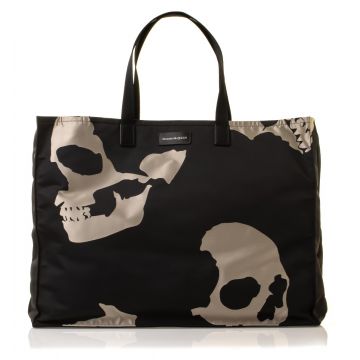 Camouflage Skull East West Tote