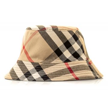 Check Lined Bucket Hat